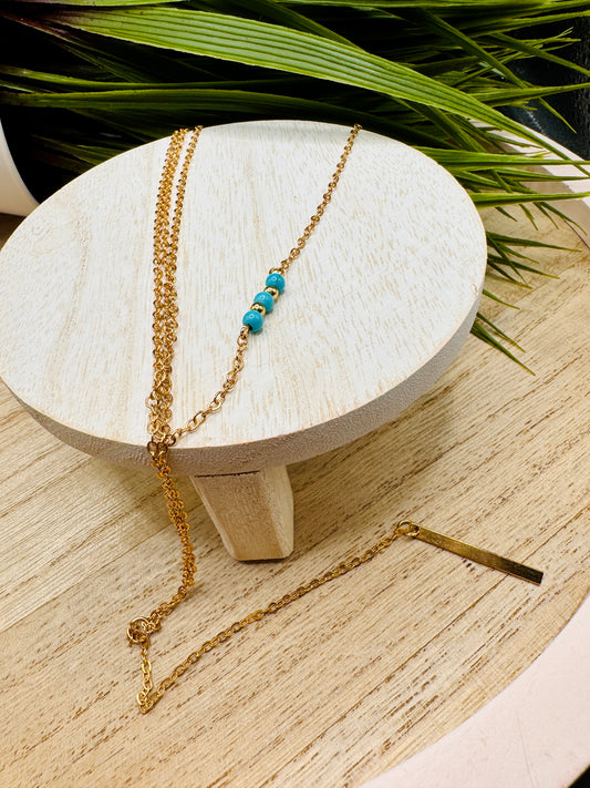 Turquoise Chain Necklace