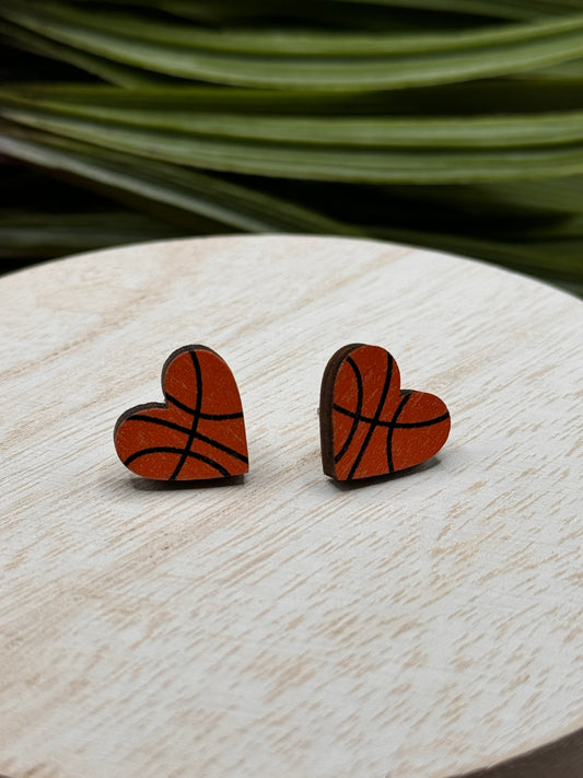 Basketball Wooden Studs